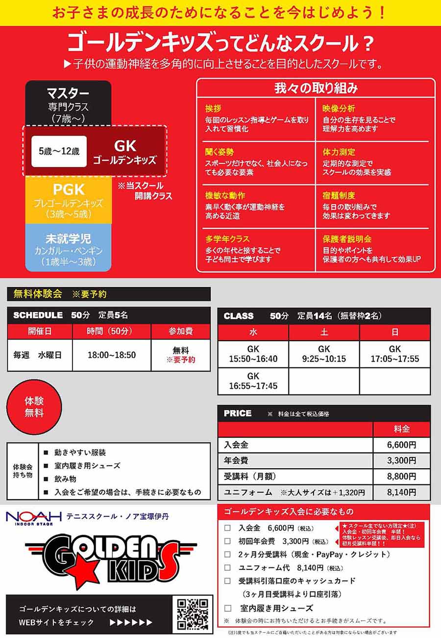 プレゴールデンキッズ開講