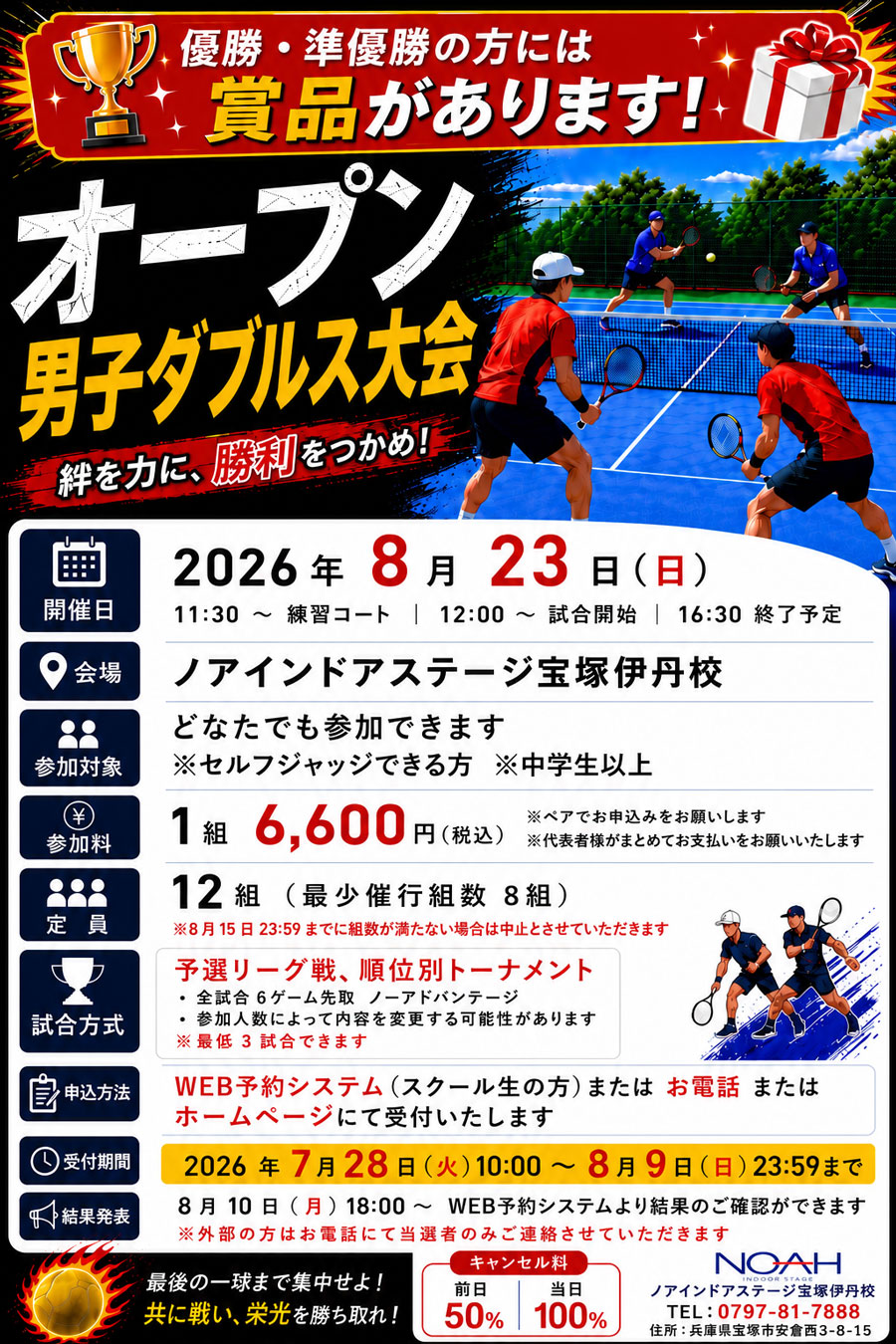 オープン男子ダブルス大会